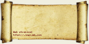 Una Crnko vizit kartica